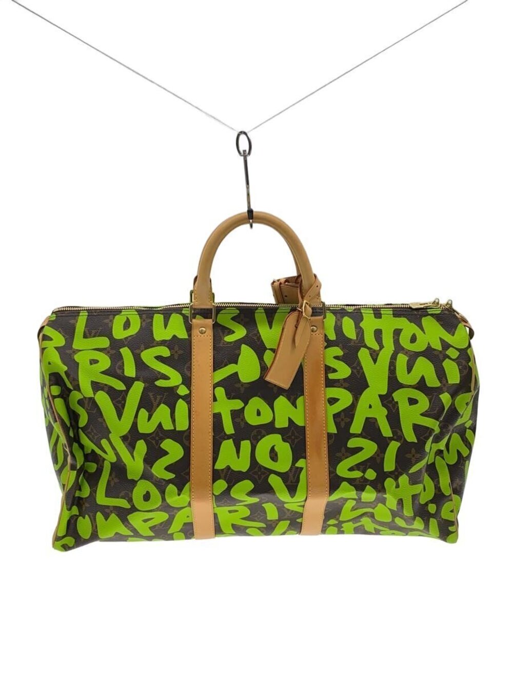 LOUIS VUITTON Keepall Monogram Graffiti Brown